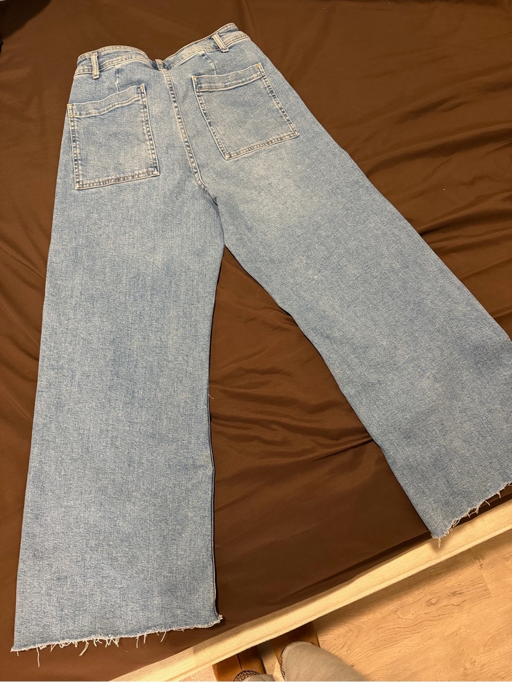 Zara Classic Light Blue Wide-Leg Women’s Jeans